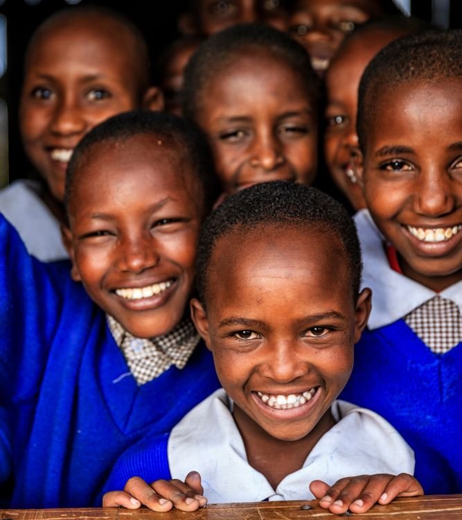 AZONETA Empower Your Community Project showing faces children